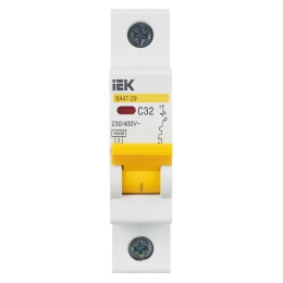 KARAT Автоматический выключатель ВА47-29 1P C 32А 4,5кА IEK