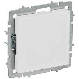 BRITE Заглушка с суппортом МЗ10-БрАБ арктический белый IEK
