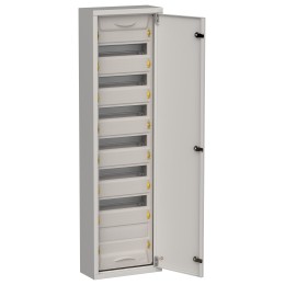 TITAN 5 Корпус металлический ЩРн-84 (1х84) 1085х310х140мм IP31 серый (одна дверь)