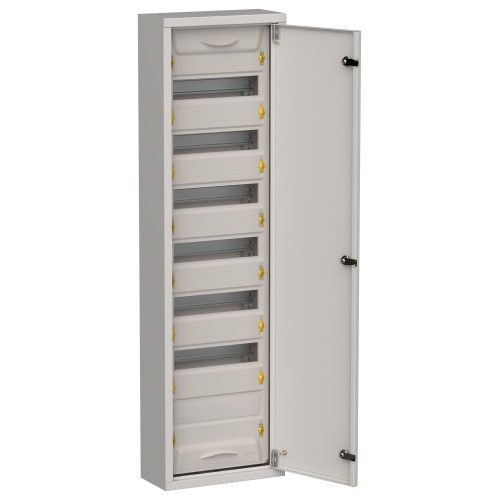 TITAN 5 Корпус металлический ЩРн-84 (1х84) 1085х310х140мм IP31 серый (одна дверь)