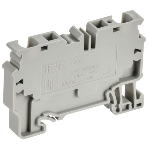 ARMAFIX Клемма пружинная CX6 6мм2 проходная серая IEK