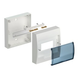 KREPTA 3 Корпус пластиковый ЩРН-П-8 IP41 белый IEK