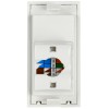 Розетка компьютерная РКИ-10-00-П RJ-45 UTP кат.5e (на 1 модуль) ПРАЙМЕР белая IEK