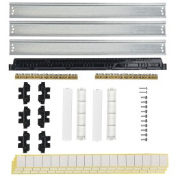 TEKFOR Корпус пластиковый ЩРВ-П-54 IP41 черная прозрачная дверь IEK