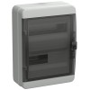 TEKFOR Корпус пластиковый КМПн-24 IP65 черная прозрачная дверь IEK