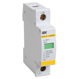 KARAT Ограничитель импульсного перенапряжения ОПС1-D 1P In=5кА Un=230В Im=10кА IEK
