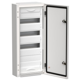 TITAN 5 Корпус металлический ЩРн-48 (1х48) 710х310х140мм IP54 белый (одна дверь) IEK