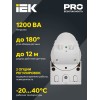 Датчик движения ДД-012 1100Вт 180град 12м IP44 белый IEK