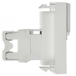 Розетка компьютерная РКИ-20-00-П RJ-45 UTP кат.5e (на 2 модуля) ПРАЙМЕР белая IEK