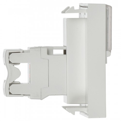 Розетка компьютерная РКИ-20-00-П RJ-45 UTP кат.5e (на 2 модуля) ПРАЙМЕР белая IEK
