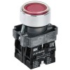 Кнопка управления LA167-BAF45 d=22мм 1NO+1NC красная IEK