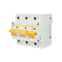 KARAT Автоматический выключатель ВА47-100 3P D 25А 10кА IEK
