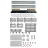 TEKFOR Корпус пластиковый КМПн-36 IP65 зеленая прозрачная дверь IEK