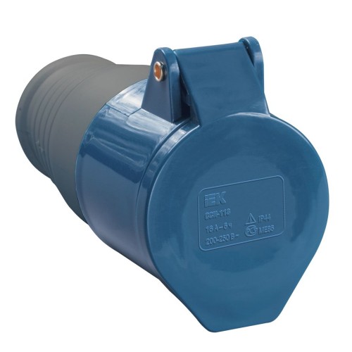 Розетка переносная ССИ-223 2P+PE 32А 200-250В IP44 IEK