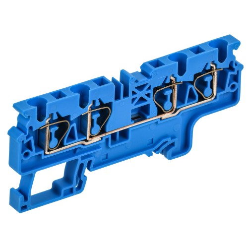 ARMAFIX Клемма пружинная CX4-4 BU 4мм2 четырехконтактная синяя