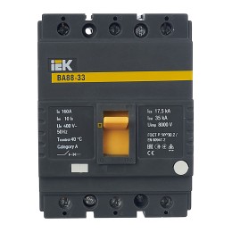 Выключатель автоматический ВА88-33 3Р 160А 35кА IEK