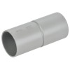 ELASTA Муфта труба-труба GI40G серая IEK