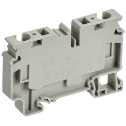 ARMAFIX Клемма пружинная CX10 10мм2 проходная серая IEK