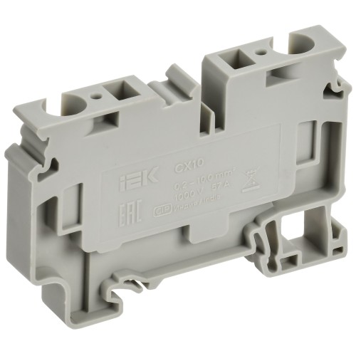 ARMAFIX Клемма пружинная CX10 10мм2 проходная серая IEK