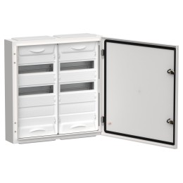TITAN 5 Корпус металлический ЩРн-72 (2х36) 585х570х140мм IP54 белый (одна дверь) IEK