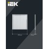 Светильник светодиодный ДВО 6562-P 36Вт 5000К 595х595мм призма IEK