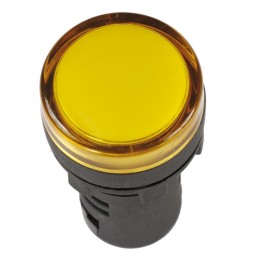 Лампа AD16DS(LED)матрица d=16мм желтый 24В AC/DC IEK