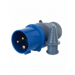 Вилка переносная ССИ-013 2P+PE 16А 200-250В IP44 IEK