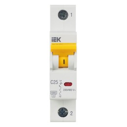 KARAT Автоматический выключатель ВА47-60M 1P C 25А 6кА IEK