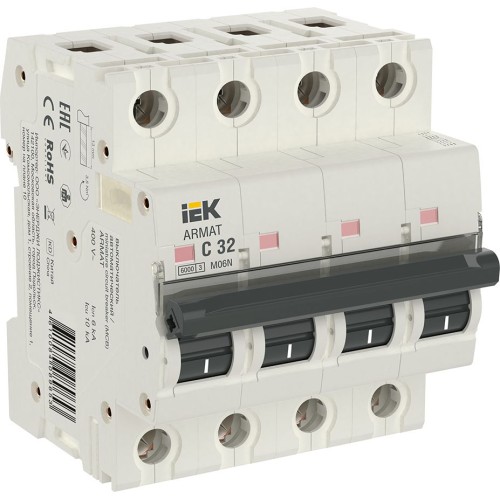 ARMAT Автоматический выключатель M06N 4P C 32А IEK