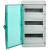 TEKFOR Корпус пластиковый КМПн-36 IP65 зеленая прозрачная дверь IEK