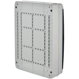 TEKFOR Корпус пластиковый КМПн-54 IP65 черная прозрачная дверь IEK