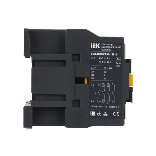Контактор КМИ-10910 9А 230В/АС3 1NO IEK