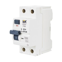 ARMAT Выключатель дифференциального тока R10N 2P 63А 30мА тип A