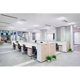 Светильник светодиодный ДВО 6572-P 45Вт 6500К 595х595 призма IEK