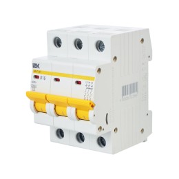 KARAT Автоматический выключатель ВА47-29 3P D 16А 4,5кА IEK