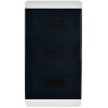 TEKFOR Корпус пластиковый ЩРВ-П-36 IP41 черная прозрачная дверь IEK