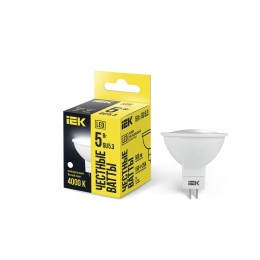 Лампа светодиодная MR16 софит 5Вт 230В 4000К GU5.3 IEK