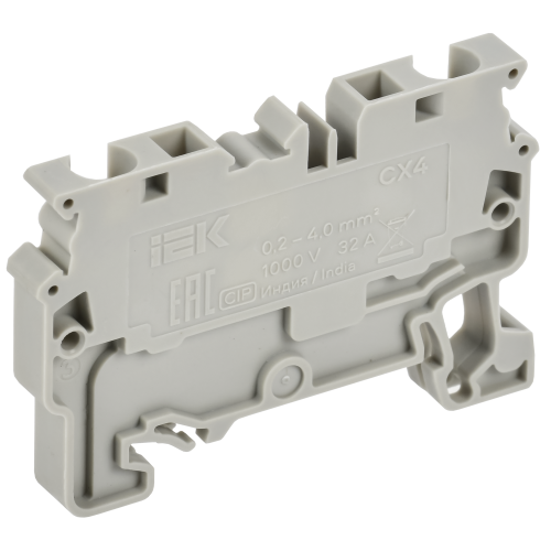 ARMAFIX Клемма пружинная CX6 6мм2 проходная серая IEK