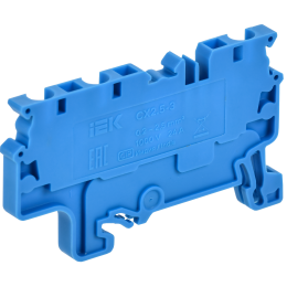 ARMAFIX Клемма пружинная CX2.5-3 BU 2,5мм2 трехконтактная синяя IEK