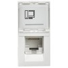 Розетка компьютерная РКИ-10-00-П RJ-45 UTP кат.5e (на 1 модуль) ПРАЙМЕР белая IEK