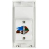 Розетка компьютерная РКИ-10-00-П RJ-45 UTP кат.5e (на 1 модуль) ПРАЙМЕР белая IEK