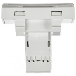 Розетка компьютерная РКИ-20-00-П RJ-45 UTP кат.5e (на 2 модуля) ПРАЙМЕР белая IEK