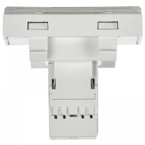Розетка компьютерная РКИ-20-00-П RJ-45 UTP кат.5e (на 2 модуля) ПРАЙМЕР белая IEK