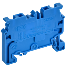 ARMAFIX Клемма пружинная CX2.5 BU 2,5мм2 проходная синяя IEK