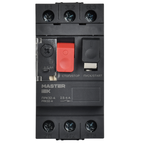 Пускатель ПРК32-4 In=4А Ir=2,5-4А Ue 690В MASTER IEK