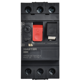 Пускатель ПРК32-2,5 In=2,5А Ir=1,6-2,5А Ue 690В MASTER IEK
