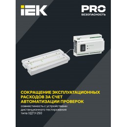 Светильник аварийный ДПА 5042-1 1ч универсальный IP65 IEK