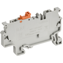 ARMAFIX Клемма пружинная с ножевым размыкателем CXK2.5 IEK