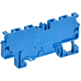 ARMAFIX Клемма пружинная CX2.5-4 BU 2,5мм2 четырехконтактная синяя IEK