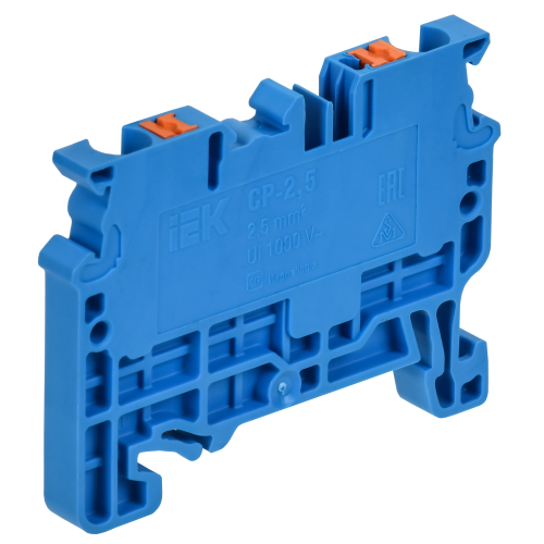 ARMAFIX Клемма пружинная Push In CP 2,5мм2 синяя IEK